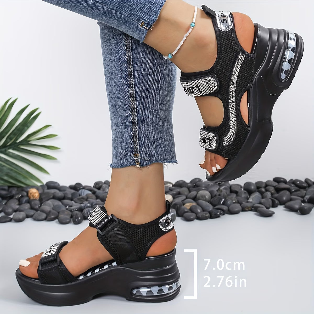Women's Platform Wedge Air Cushion Sports Sandals