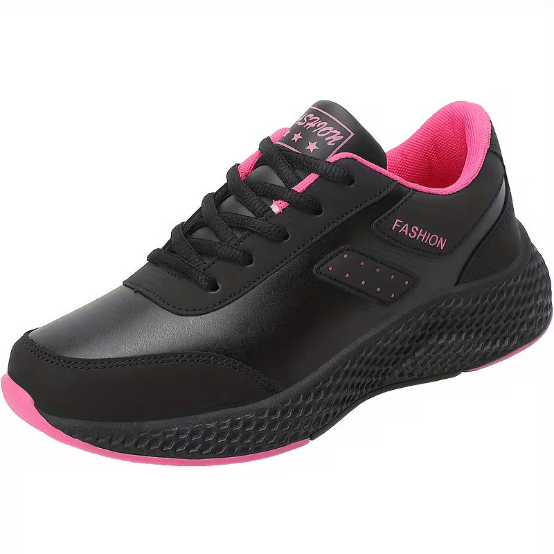 Fashionable Trendy Women's Black Athletic Running Shoes