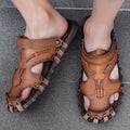 Plus Size Men's Handmade Casual Sandals Slippers