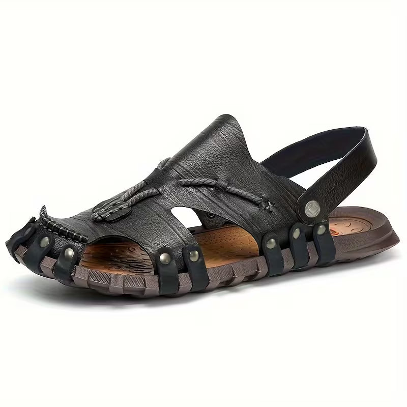 Plus Size Men's Handmade Casual Sandals Slippers