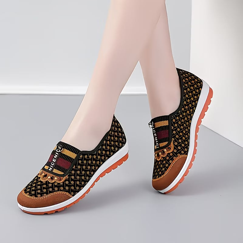Women'S Casual Slip-On Loafers Comfortable Flat Shoes
