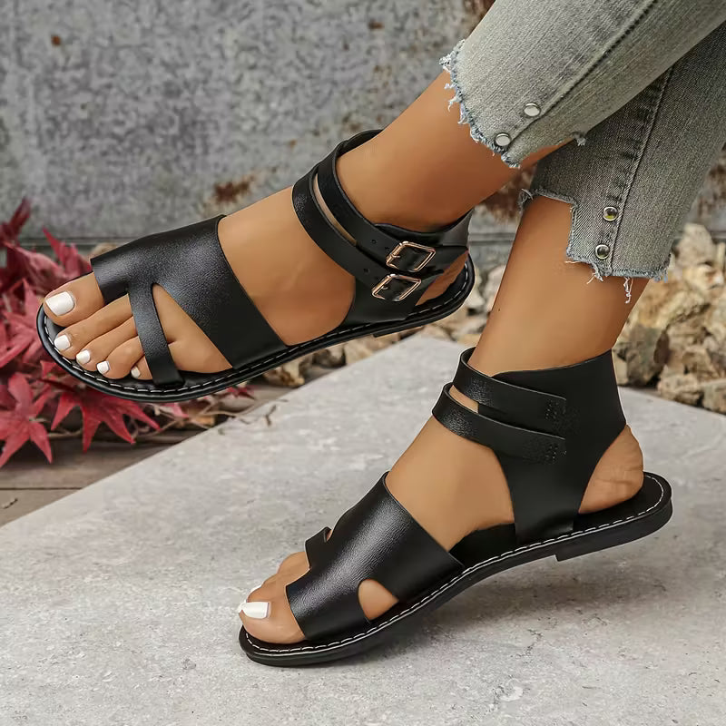New Women's High-Top Flat Sandals, Women Shoes