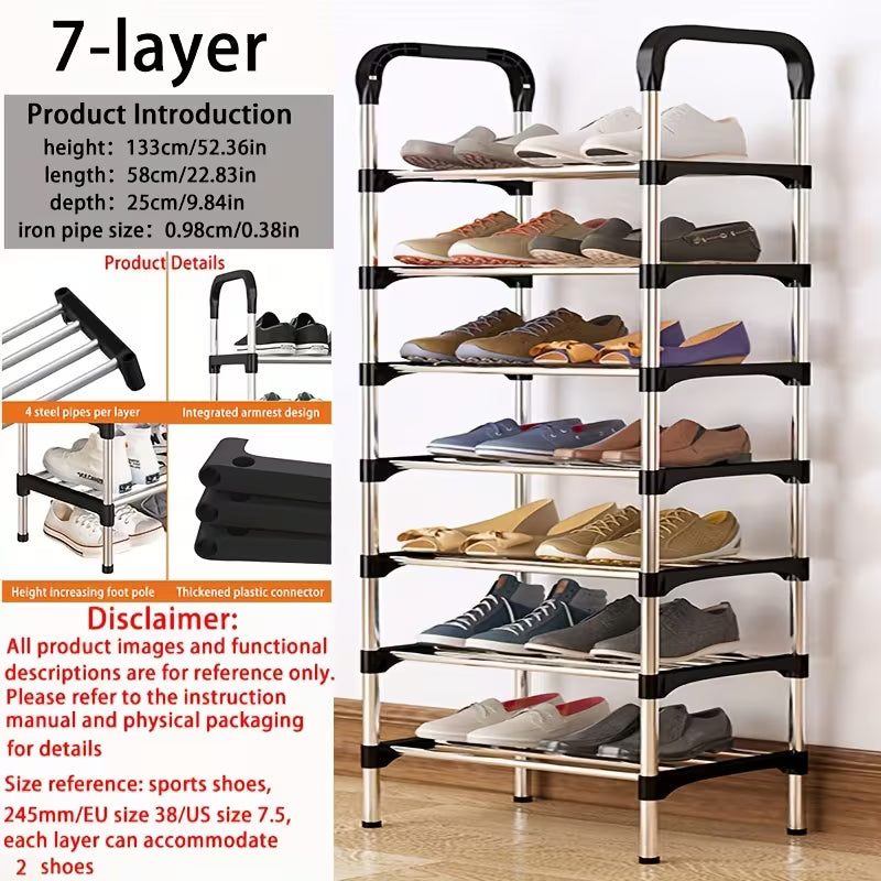 A multi-layer shoe rack, independent shoe rack