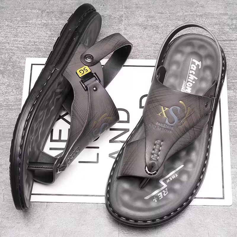 Men'S Summer Outdoor Casual Stylish Flat Sandals