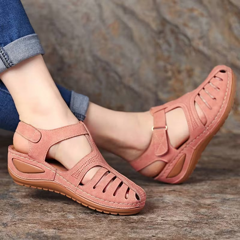 Women's Platform Sandals, Closed Toe Round Toe