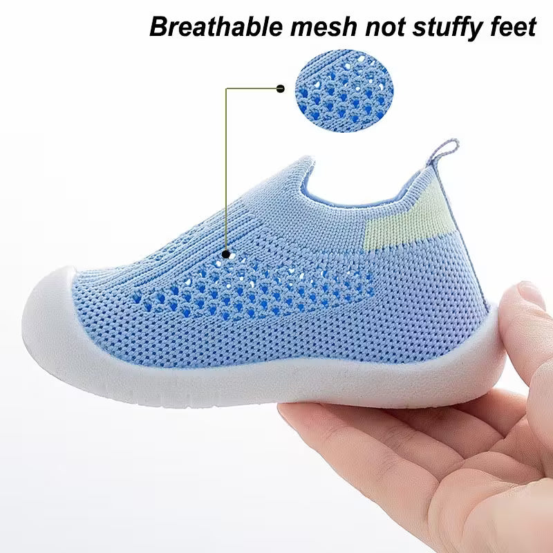 Breathable Mesh Slip-On Sneakers for Toddlers