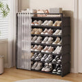 1 Set - Dustproof Transparent Retail Shoe Display Cabinet, Foldable,