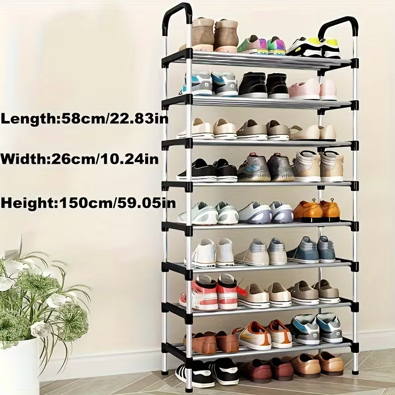 1Set Multi-Tier Shoe Organizer, Freestanding Shoe Rack