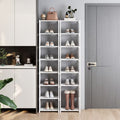 1 pc 4/6/8-Tier Space-Saving Metal Shoe Rack