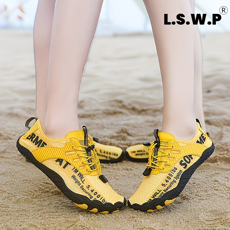 Men's Wading Shoes, Anti-Slip, Breathable Knit Mesh Indoor