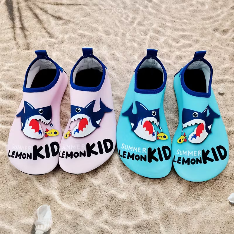 Little Kids Boy's Barefoot Water Shoes Cartoon