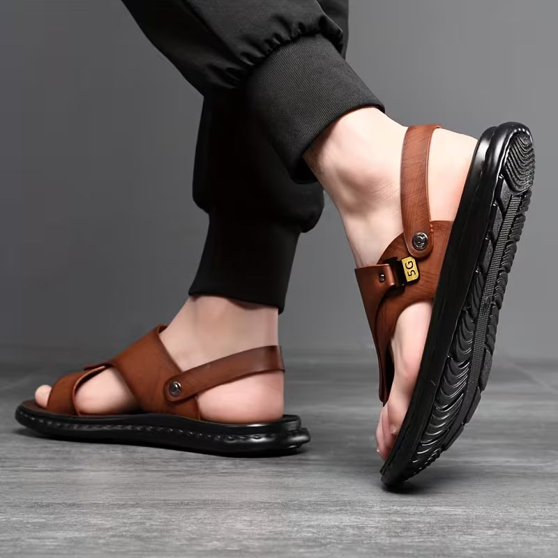 Men'S Summer Outdoor Casual Stylish Flat Sandals