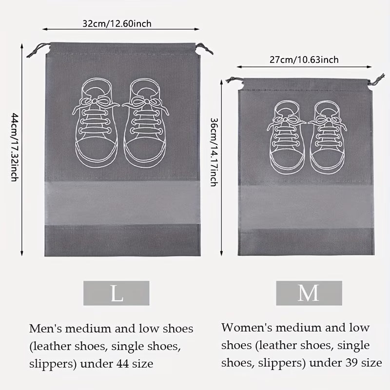 Hanging Shoe & Clothing Storage Bags