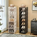 1 pc 4/6/8-Tier Space-Saving Metal Shoe Rack