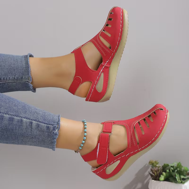 Women's Platform Sandals, Closed Toe Round Toe