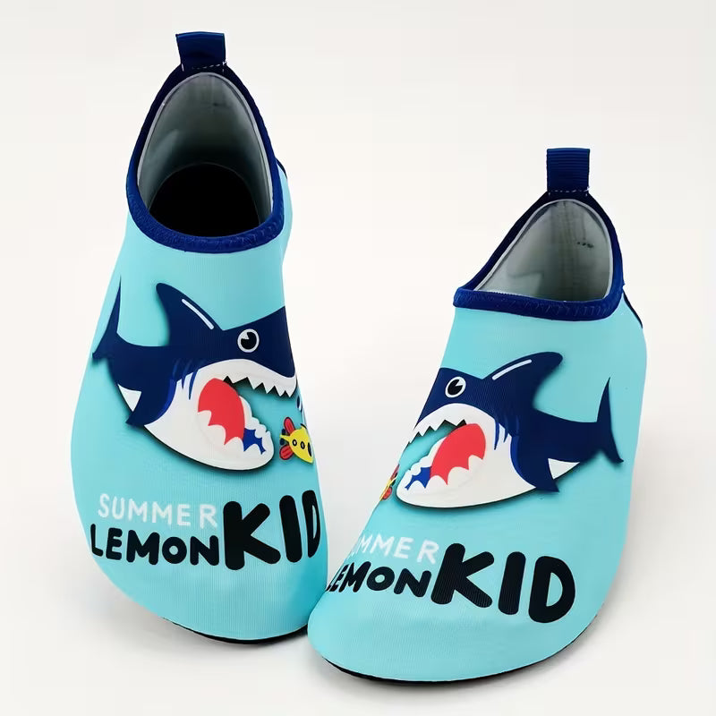 Little Kids Boy's Barefoot Water Shoes Cartoon