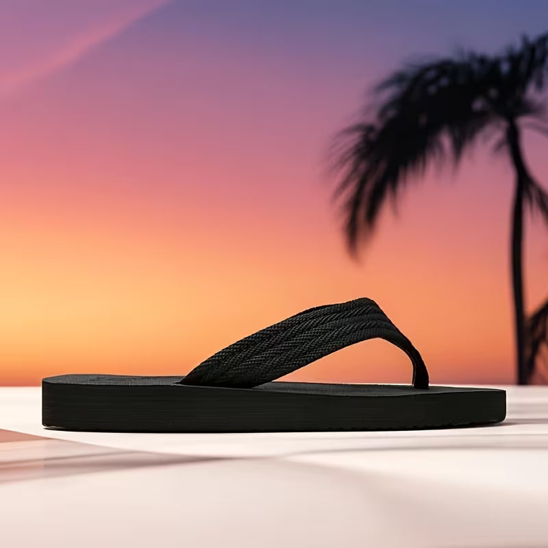 Men's Flip Flops - Comfortable, Non Slip Thick Soled Summer Sandals