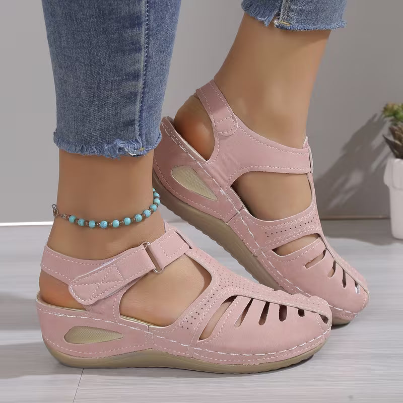 Women's Platform Sandals, Closed Toe Round Toe