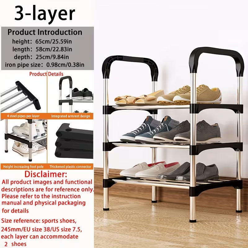 A multi-layer shoe rack, independent shoe rack