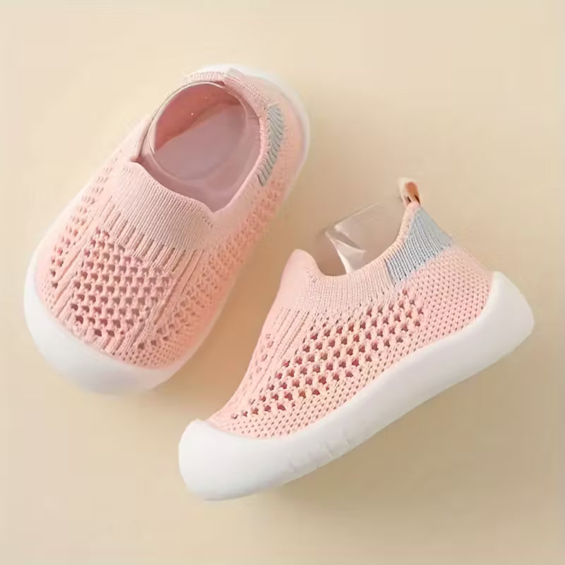 Breathable Mesh Slip-On Sneakers for Toddlers