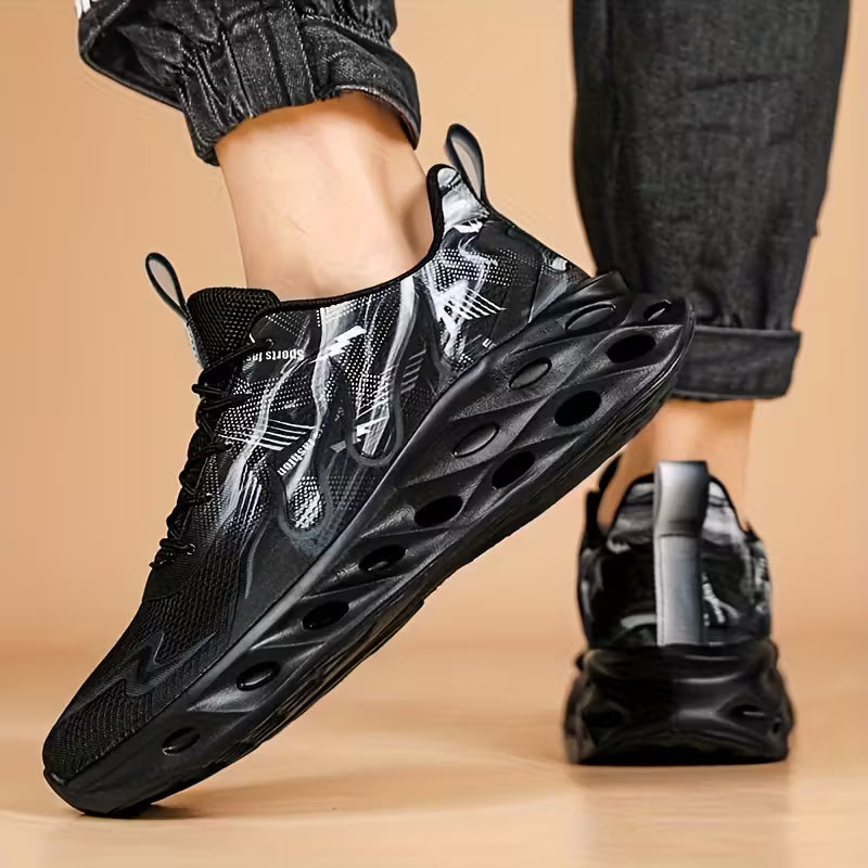 Men's Casual Sneakers, Flame Fashion Shoes,