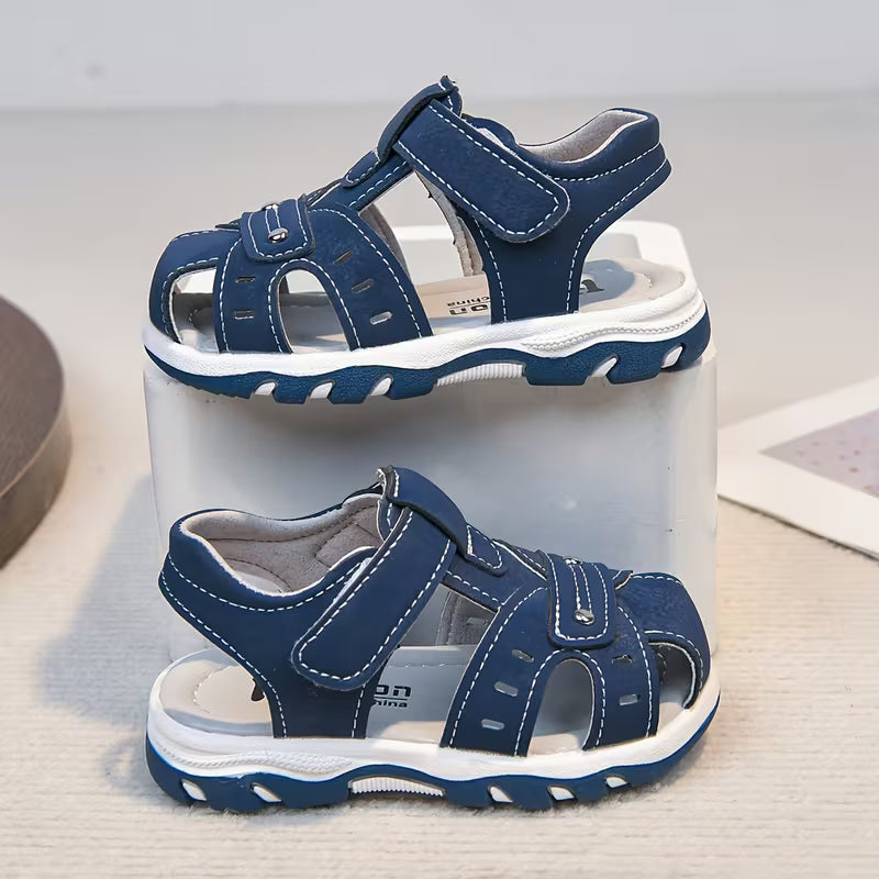 Boys' Summer Sandals with Anti-Kick Toe Cap