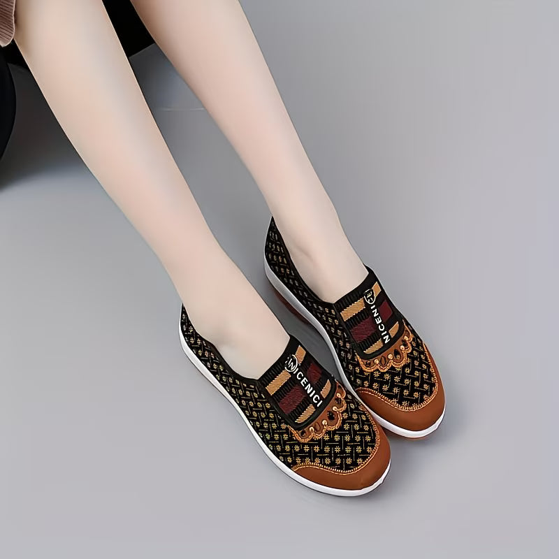Women'S Casual Slip-On Loafers Comfortable Flat Shoes