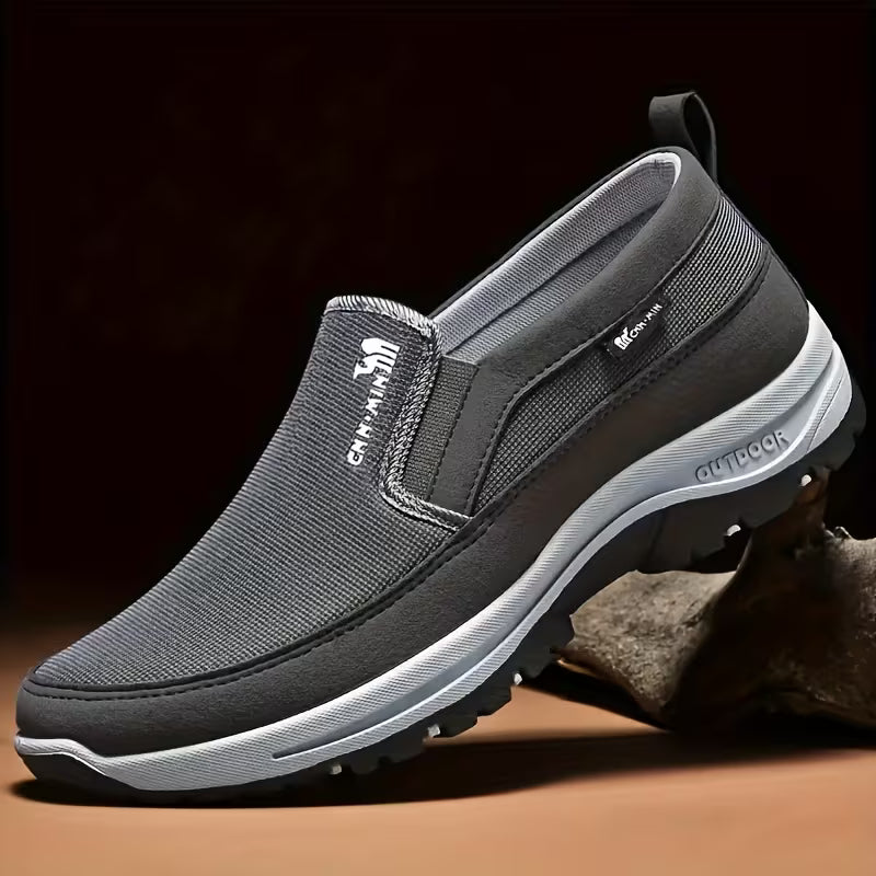 Men'S Comfortable Non-Slip Loafers |Solid Color Breathable