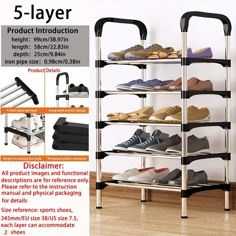 A multi-layer shoe rack, independent shoe rack
