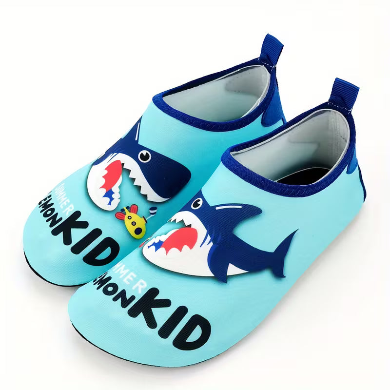 Little Kids Boy's Barefoot Water Shoes Cartoon
