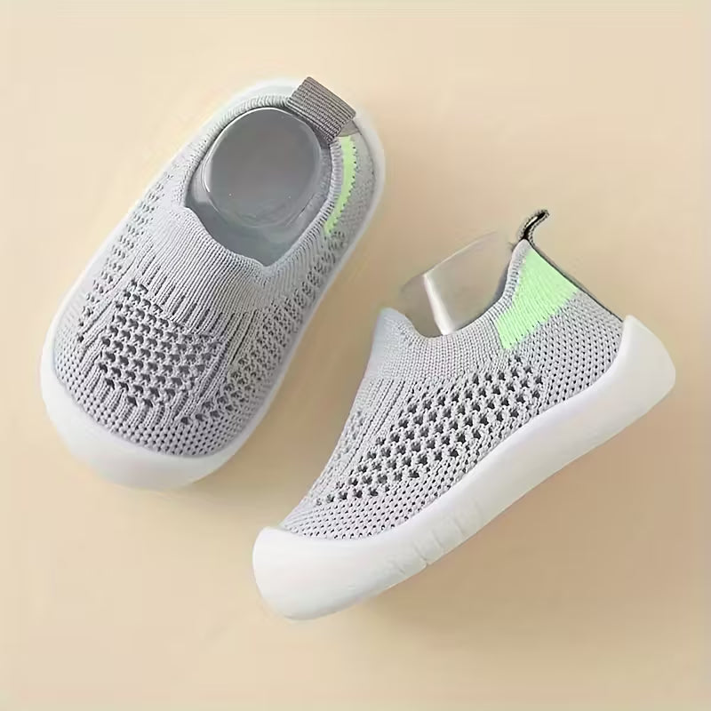 Breathable Mesh Slip-On Sneakers for Toddlers