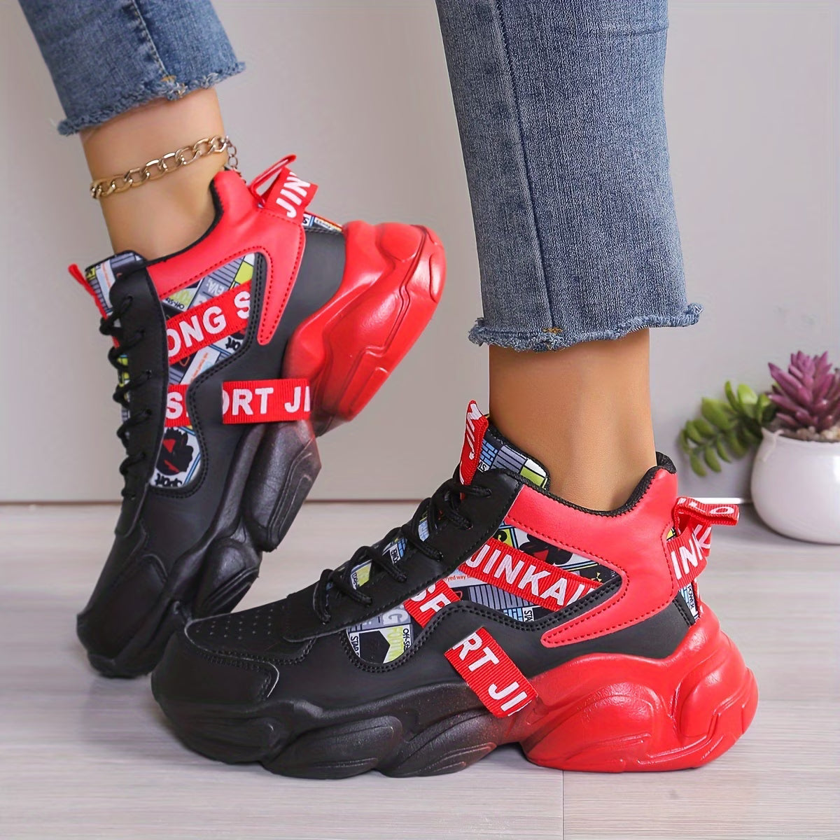 High-top Autumn Basketball Shoes, Women Shoes, Sneakers