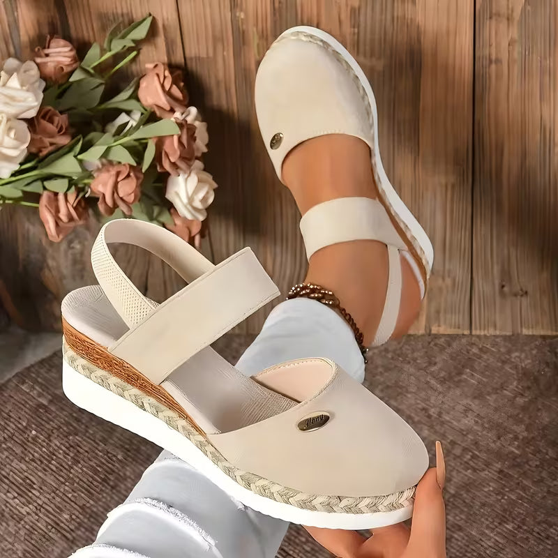 Women'S Thick Cushioned Sole Platform Sandals -