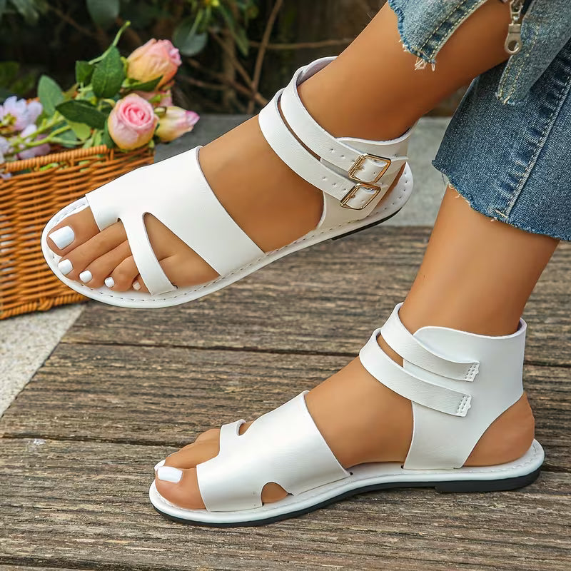 New Women's High-Top Flat Sandals, Women Shoes