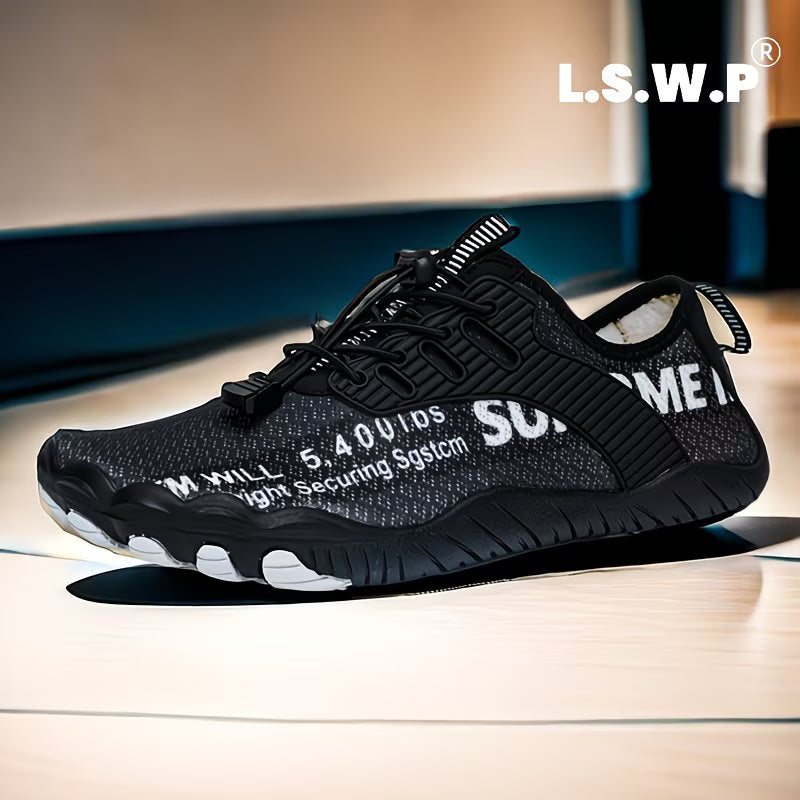Men's Wading Shoes, Anti-Slip, Breathable Knit Mesh Indoor