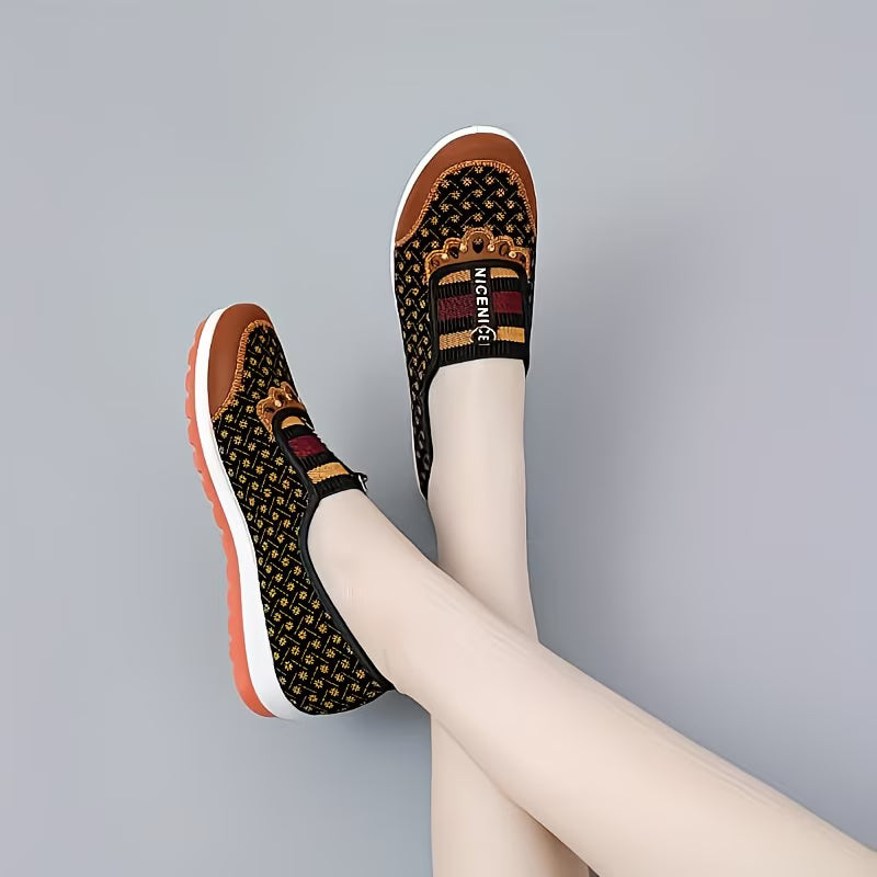 Women'S Casual Slip-On Loafers Comfortable Flat Shoes