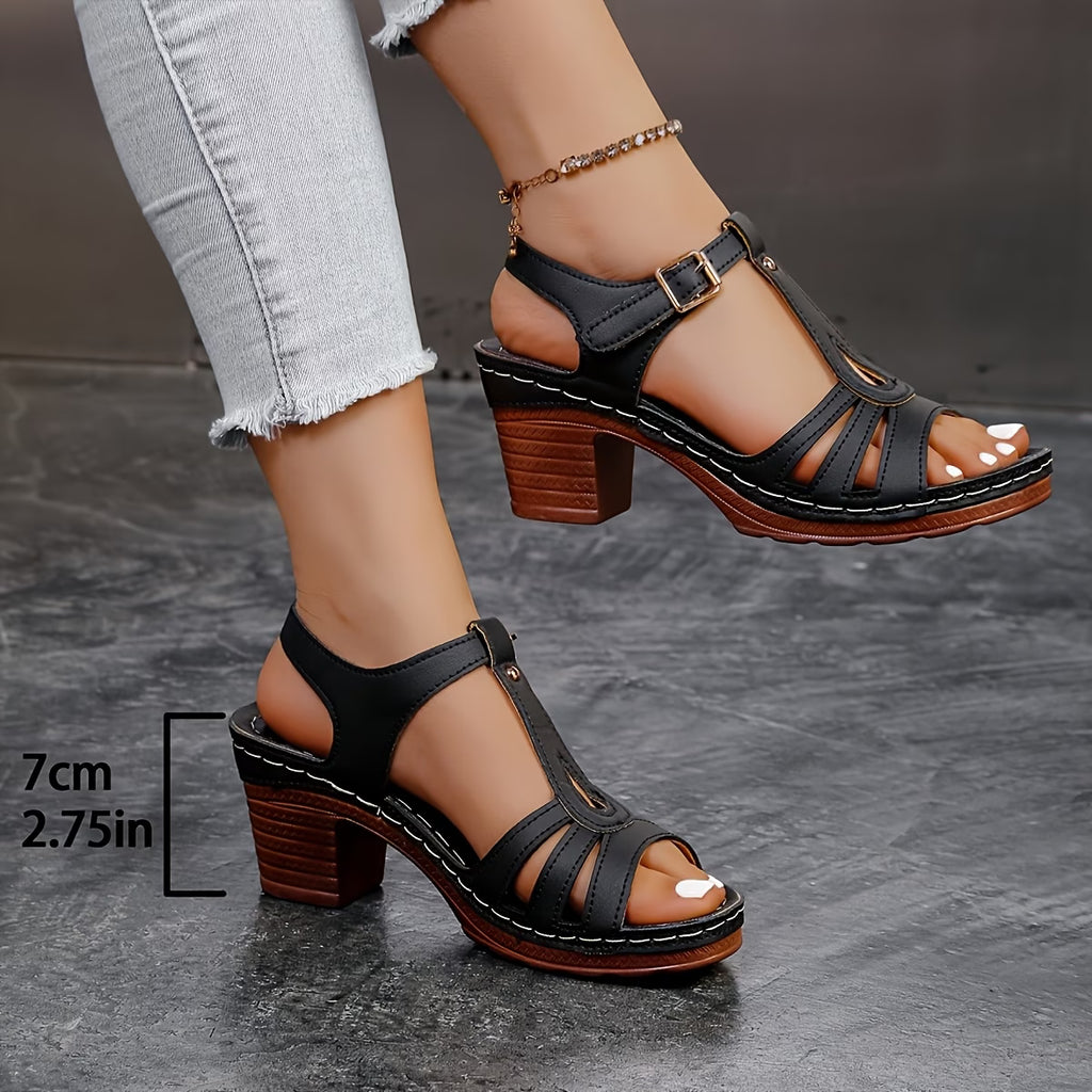 Bohemian Style Women'S Wedge Sandals - Comfortable