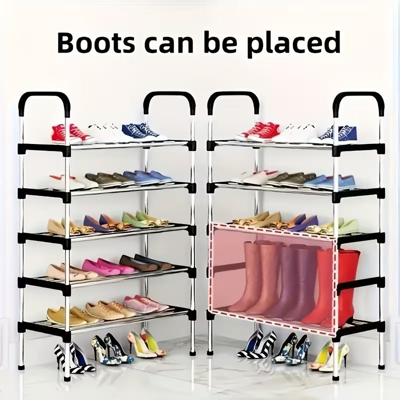 1 Set Multi-Tier Shoe Organizer, Freestanding Shoe Rack