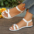 Women's Fashion Flat Sandals with Unique Straps,