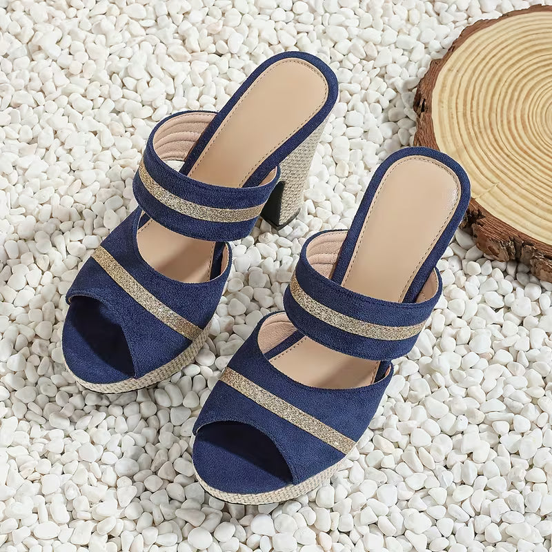Women'S Casual And Comfortable High-Heeled Sandals