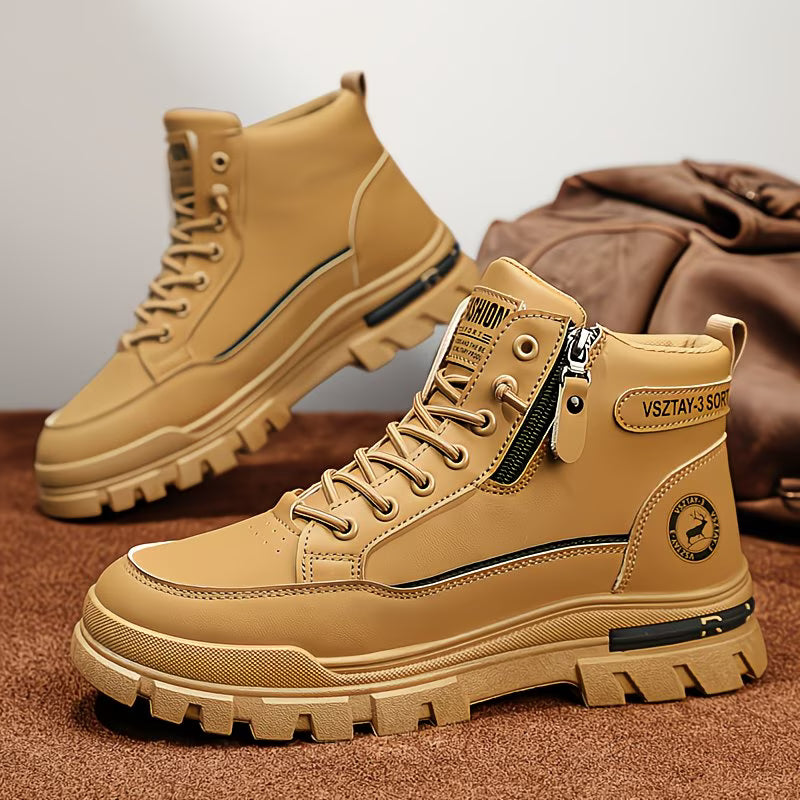  F8828 Men's Second-Layer Cowhide Skin-Friendly 
