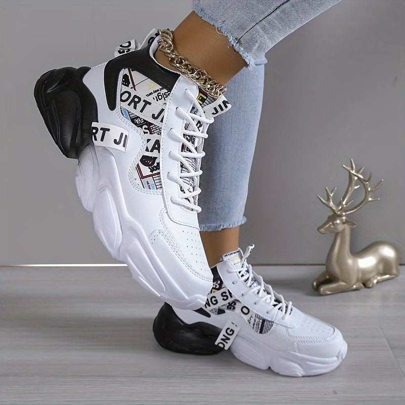 High-top Autumn Basketball Shoes, Women Shoes