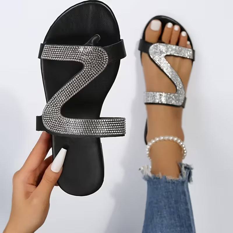 New Pattern Casual Outdoor Flat Sandals, Women Shoes