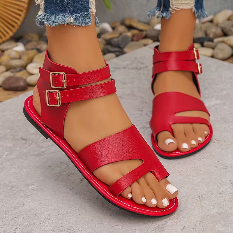 New Women's High-Top Flat Sandals, Women Shoes