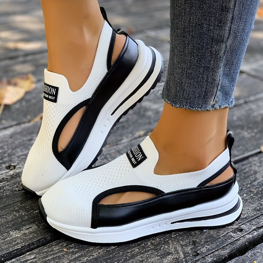 Platform Wedge Athletic Sandals Women New Summer Hollow