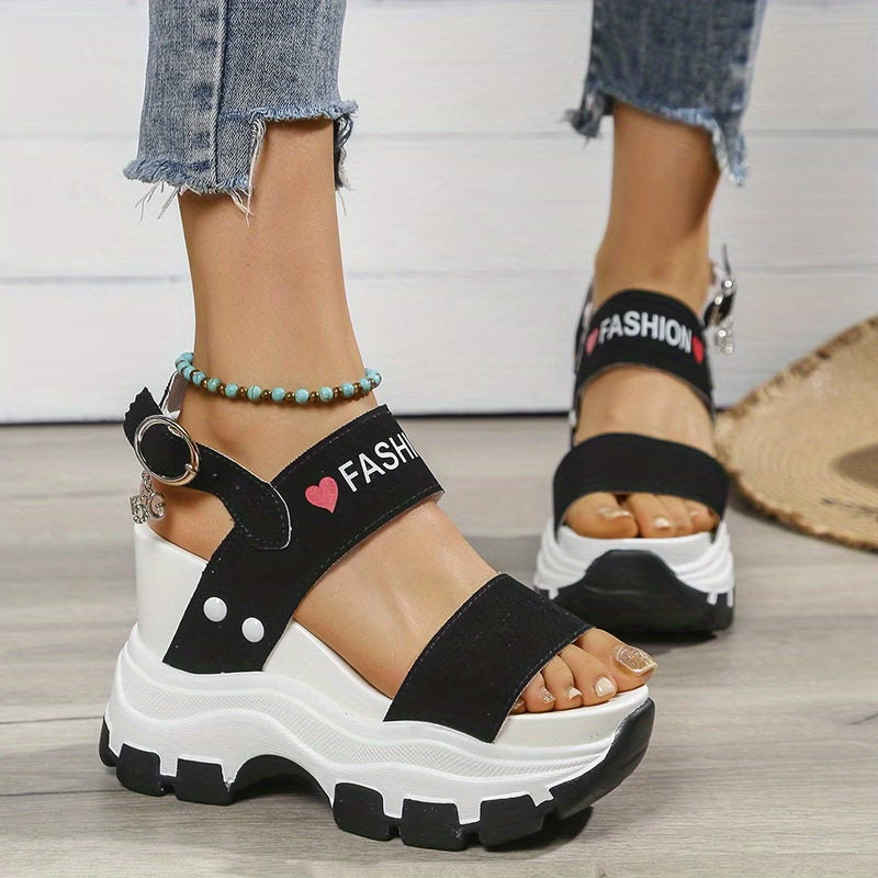Women's Wedge Heeled Sandals, Platform 