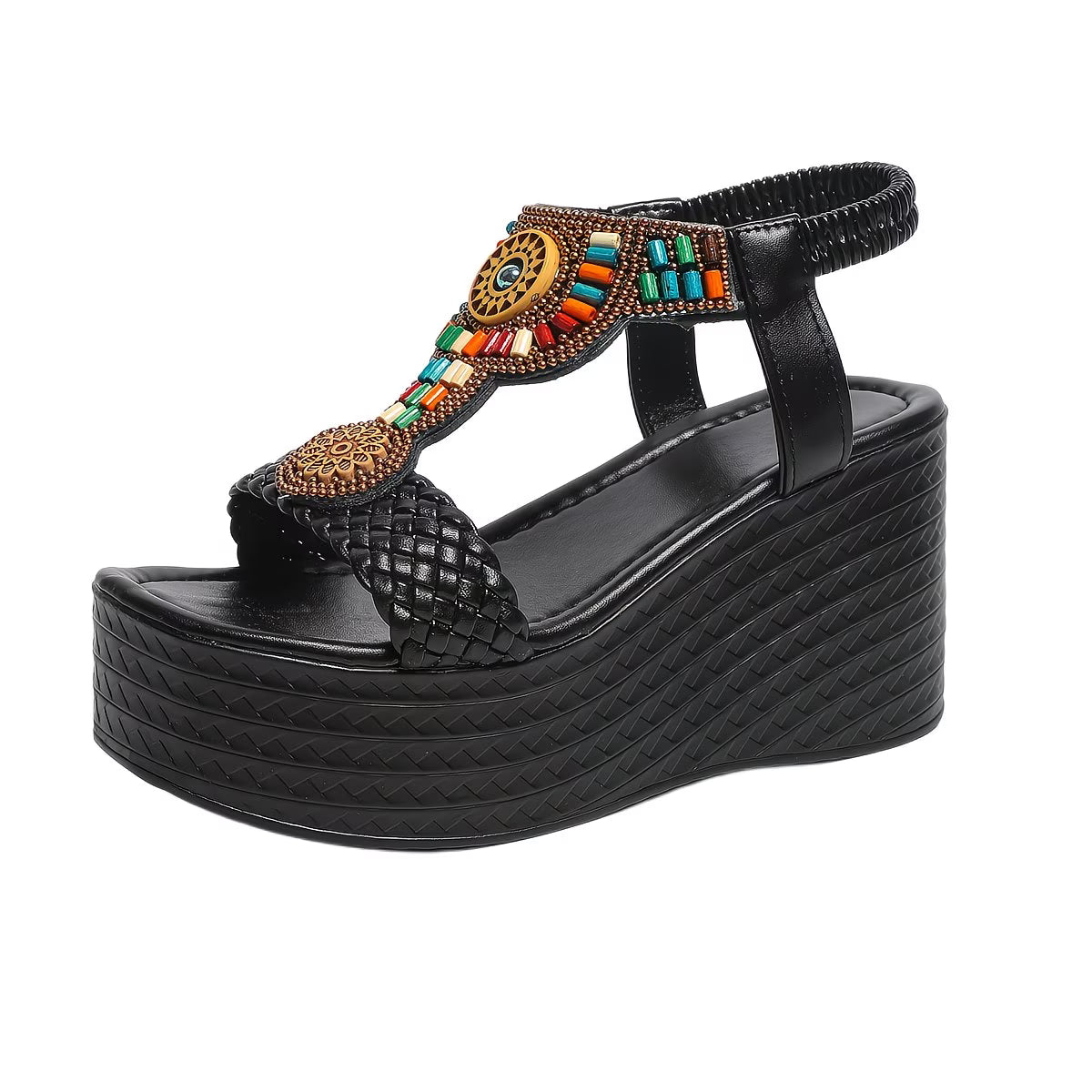 Summer Bohemian Style Women's Wedge Heel Platform