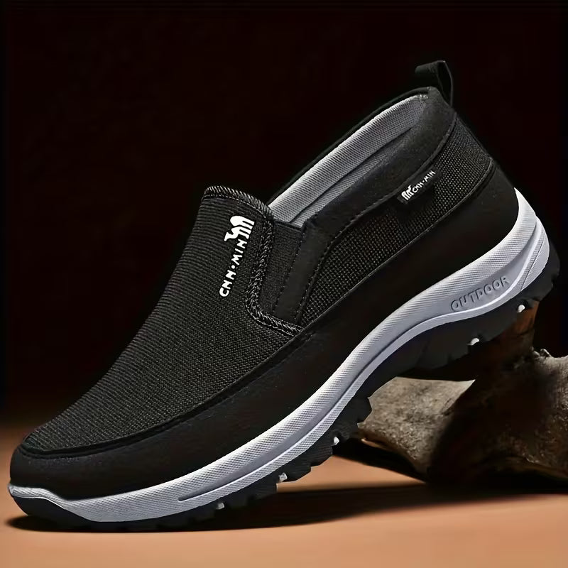 Men'S Comfortable Non-Slip Loafers |Solid Color Breathable