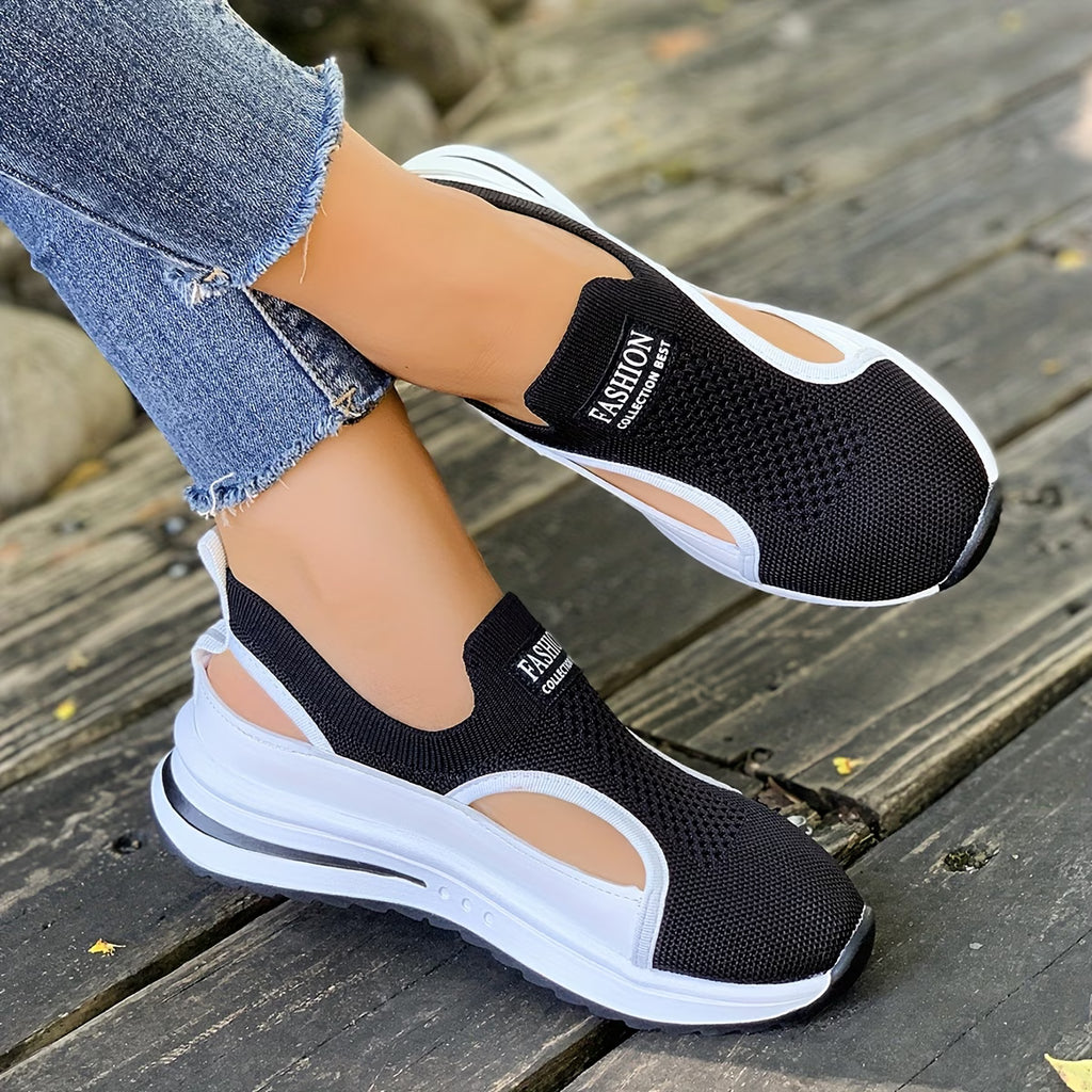 Platform Wedge Athletic Sandals Women New Summer Hollow