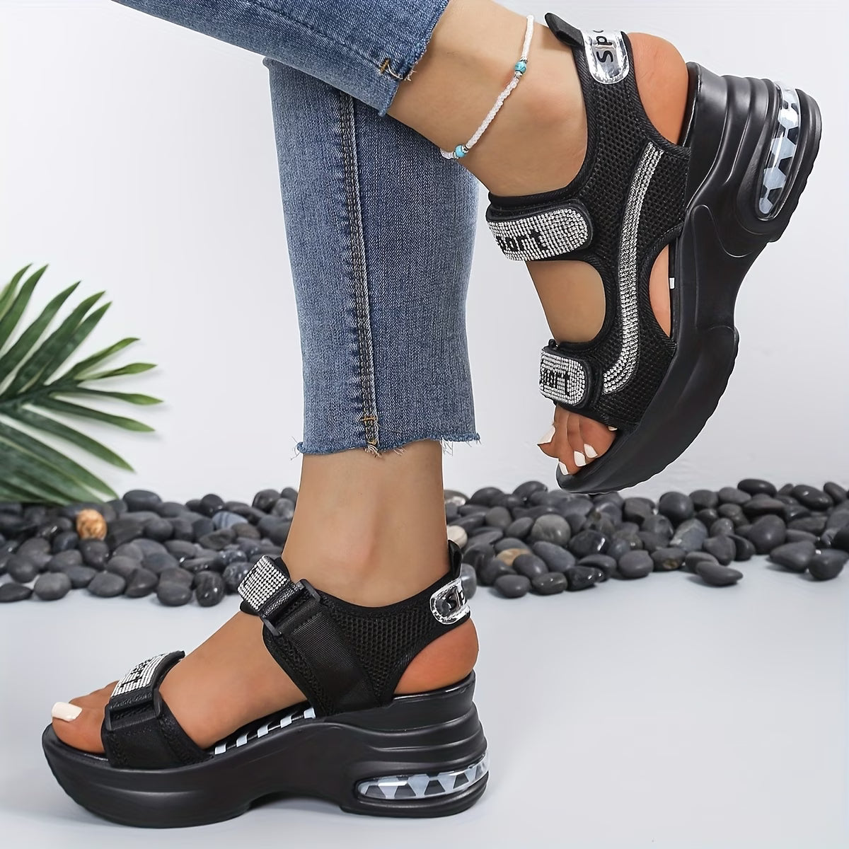 Women's Platform Wedge Air Cushion Sports Sandals